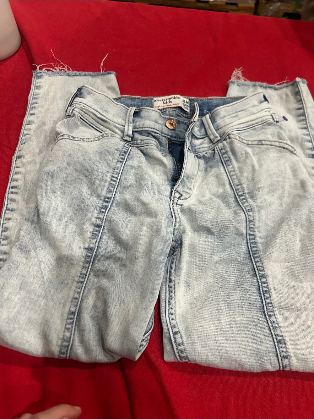 Abercrombie & Fitch Light Wash Boyfriend Jeans